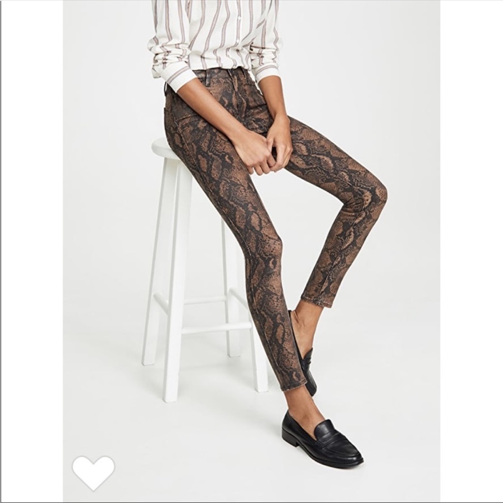 PAIGE Hoxton Ultra Skinny Jeans snake print (29)